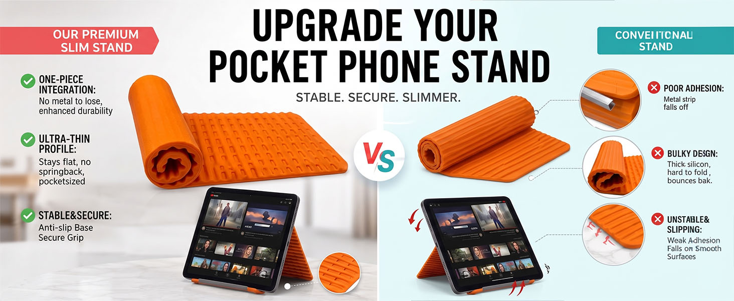 Foldable Silicone Phone Holder