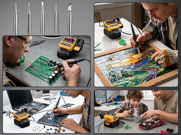 battery powered soldering iron applications, soldering kit for beginners small soldering kit