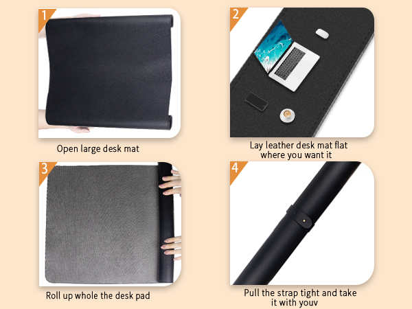 leather desk pad