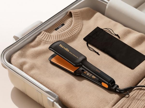 flat iron for curly hair