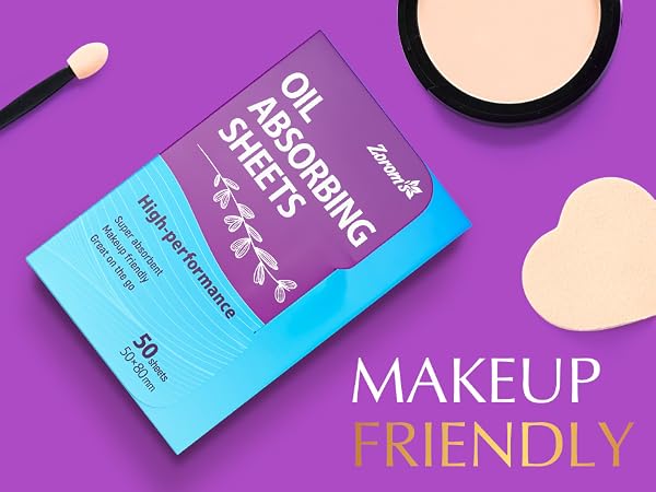 Zoroms High Performance blotting paper Makeup Friendly