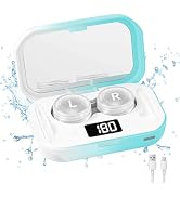 Casbomy Contact Lens Clean Machine, Portable Ultrasonic Contact Lens Cleaner with 4 Timing Modes,...