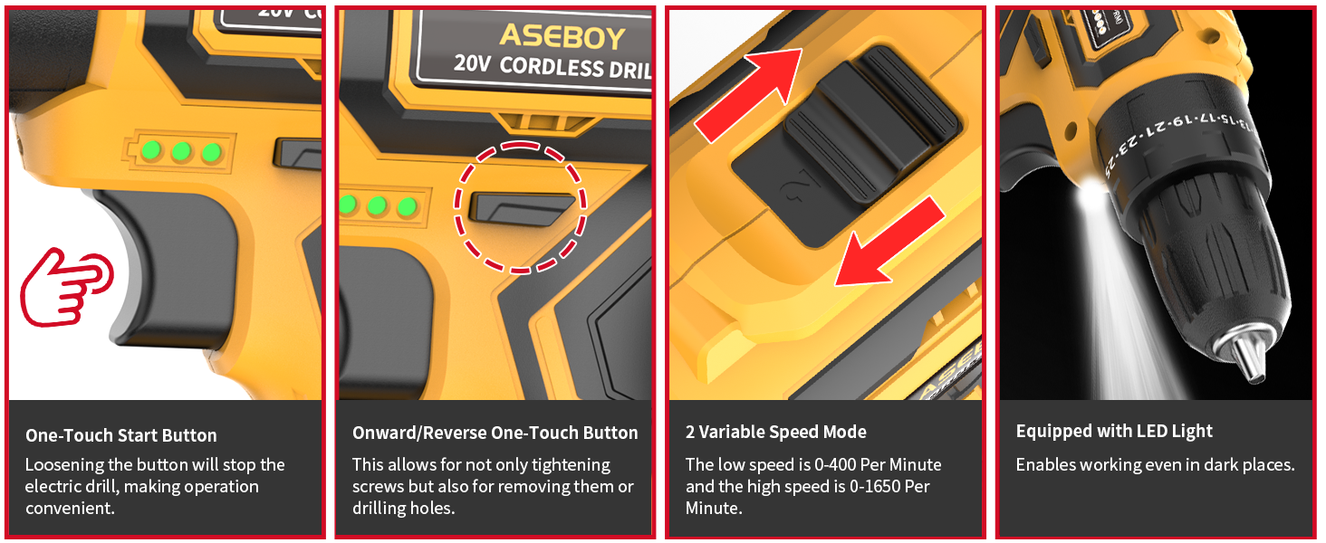 cordless drill with battery and charger