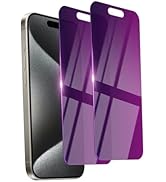 Ifaeveus 2 Pack Privacy Screen Protector for iPhone 15 Pro Max Tempered Glass for 15 ProMax 6.7in...
