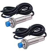 Taiss 2pcs LJ12A3-4-Z/AX Proximity Switch Inductive Proximity Sensor Detection Switch NPN NC DC 6...