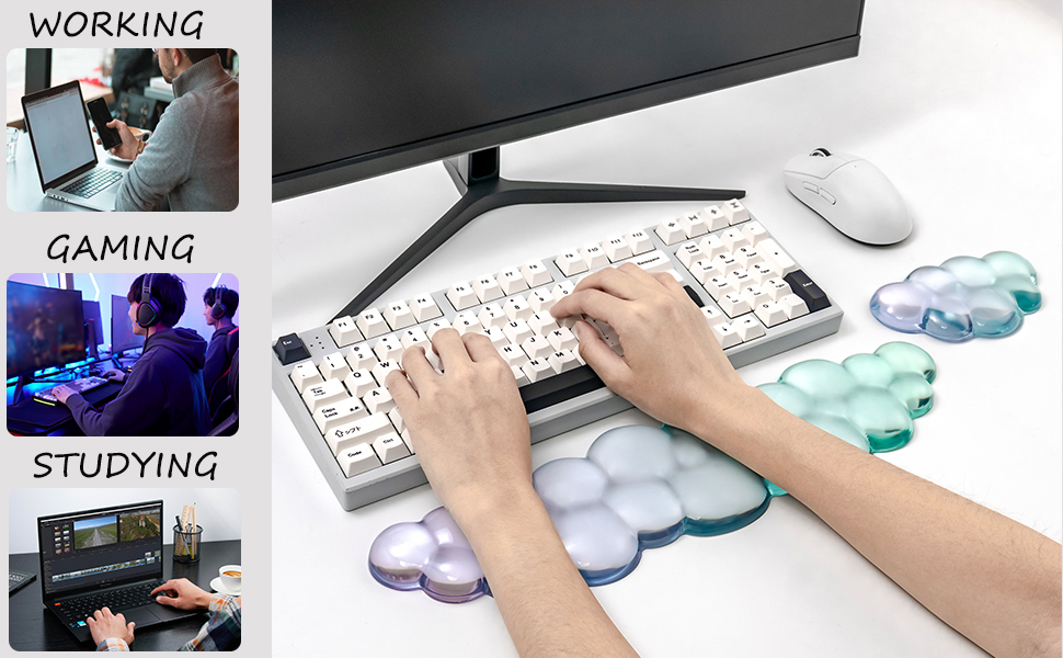 cloud keyboard wrist rest