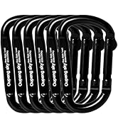 Carabiner Clip - Heavy Duty Carabiners D Ring Shape,Key Chain Clip Hook,Keychain Clip,...