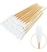 Egaageoi 6 Inch Ear Swabs for Dogs - 100 Pcs Large Cotton Swabs for Dogs’ Ears - Gentle Cleaning,...
