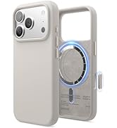 elago Premium Magnetic Silicone Case for iPhone 18 Pro & iPhone 17 Pro | Compatible with MagSafe,...