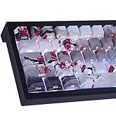 Tsungup PBT Keycaps - Side Printed Keycap Set,135 Keys Double Shot Shine Through Landscape Painti...