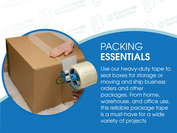 Packing Essentials: Use our heavy-duty tape to seal boxes for storage, moving, shipping, and more.