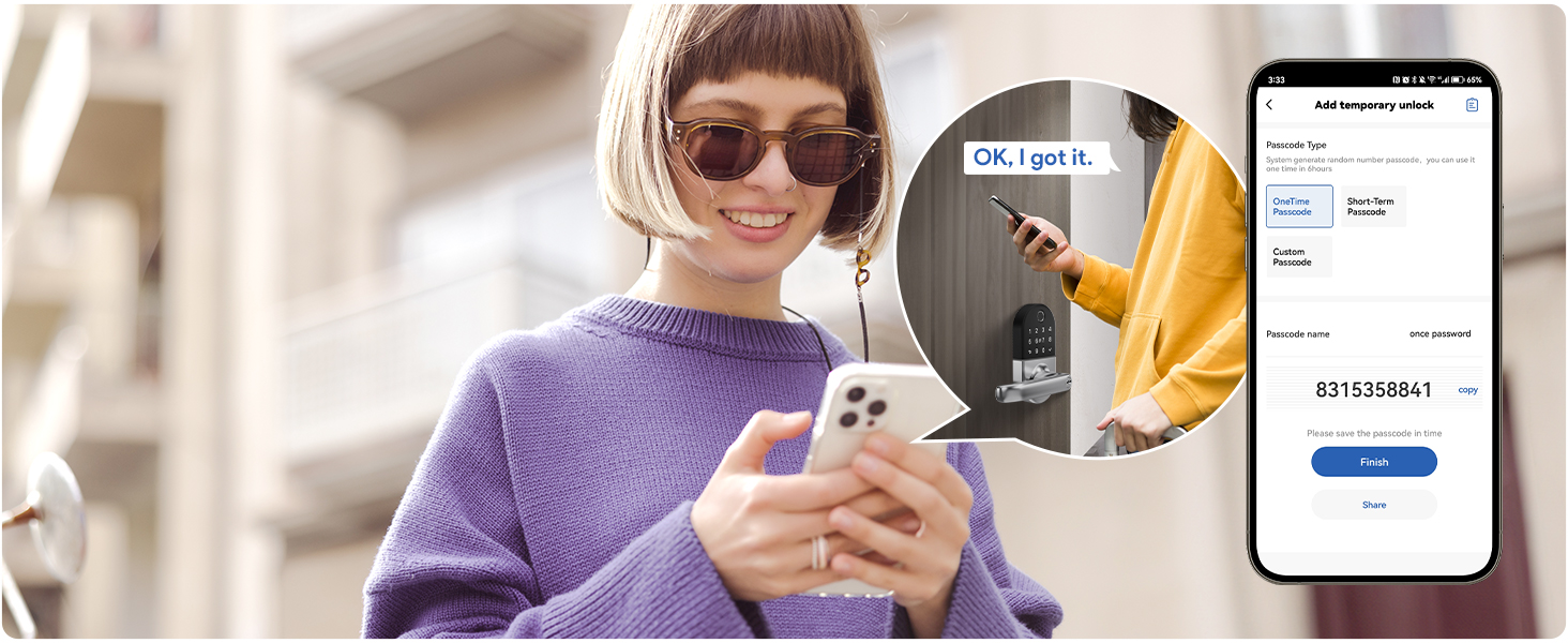 Share One-time Passcodes Remotely