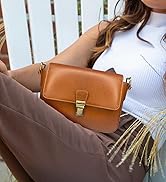 Women's Leather Evening Shoulder Bag - Vintage Clutch Hobo Tote Purse - Trendy Ladies Handbag for...