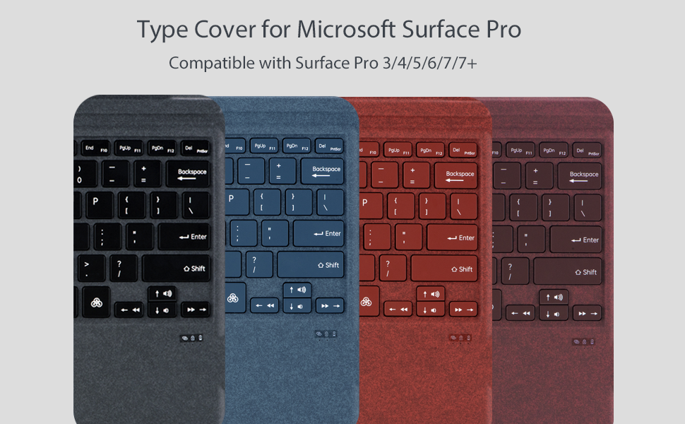 Surface Pro 7 Plus/Pro 7 / Pro 6 / Pro 5 / Pro 4 / Pro 3 keyboard