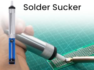 desoldering pump for electronics soldering and repair DIY projects
