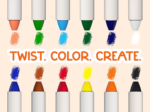 crayons twistable 1 year old non toxic 2 3 4 jumbo baby toddler chunky peanut toddlers washable age