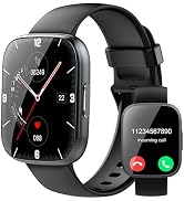 Puqo Smart Watches for Men Women, 1.95" HD Touchscreen Fitness Tracker with Bluetooth Calls, IP68...