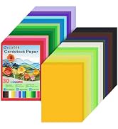 Oleitodh 600 Sheets Colored Paper 30 Colors, 8.5x11 Construction Paper Assorted Colors, 180gsm/65...