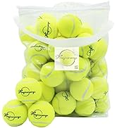 Magicorange Tennis Balls, 60 Pack Advanced Training Tennis Balls Practice Ball, Pet Dog Playing B...