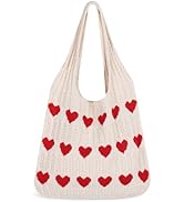 Sightor Crochet Tote Bag, Mesh Beach Bag Knit Summer Hobo Bag Vacation Boho Tote Bag for Women
