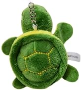 Green Turtle Stuffed Keychain Mini Sea Turtle Animal Plush Keychain Turtle Adorable Cute Stuffed ...