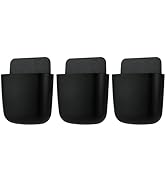 kulusion 3 Pcs Remote Control Holder, Wall Mount Pen Holder Hole-Free Self Adhesive Phone Chargin...