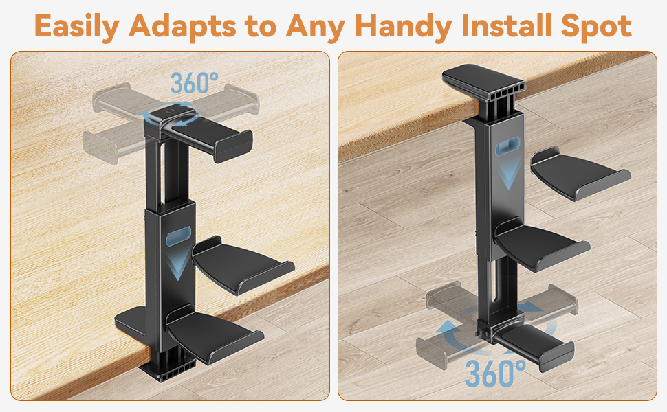 Controller & Headset Holder for Desk