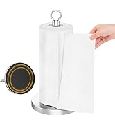 Coopvivi Paper Towel Holder Stainless Steel - One Hand Tear Paper Towel Dispenser Standing Weight...