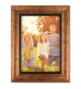 XUANLUO 5x7 Picture Frames Set of 4 Rustic Retro Photo Frame with HD plastic cover, Wall Mount an...