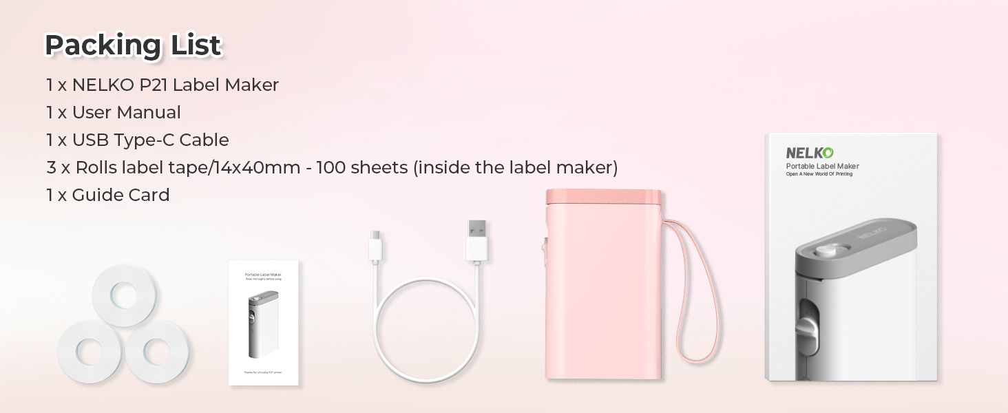 P21 label maker label makers label maker machine with tape