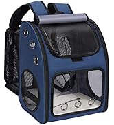 COVONO Expandable Pet Carrier Backpack for Cats, Dogs and Small Animals, Portable Pet Travel Carr...