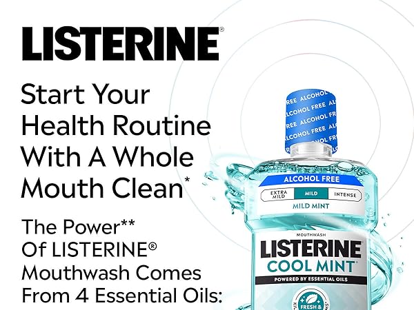 Listerine alcohol free