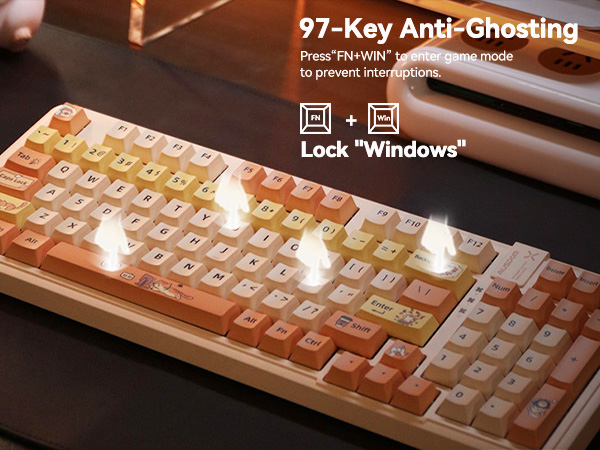 AUSDOM 98PRO Wireless Mechanical Keyboards
