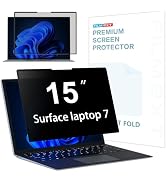 FILMEXT Privacy Screen for Microsoft Surface Laptop 15 inch 7th Model 2037/2108, Removable Anti-S...