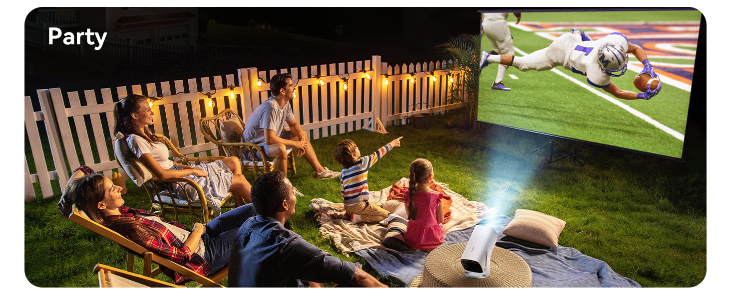 Outdoor projector