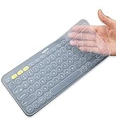 Silicone Keyboard Cover Skin for Logitech K380 & 2023 Pebble Keys 2 K380S Combo for MAC Bluetooth...