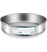 LVDALAB 304 Stainless Steel Mesh Lab Sieve, 200 Mesh (0.075mm) Aperture Test Sieve, 7.9Inch(20cm)...