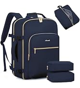 LOVEVOOK 40L Large Travel Backpack for Women Men, 17 Inch Carry on Backpack for Traveling on Airp...