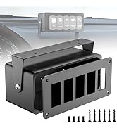 Okerny Rocker/Toggle Switch Box - 5 Gang Switches Installation housing for Pickup Truck Car UTV O...