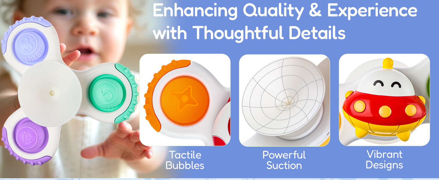 Suction Cup Spinner Toys