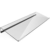 KOTEMON Acrylic Tilted Computer Keyboard Stand for Ergonomic Typing, Keyboard Tray Holder with Si...