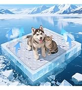 Velvopet Dog Cooling Mat, Cooling Mat for Dogs, Breathable Dog Bed with Non-Slip Design, Portable...