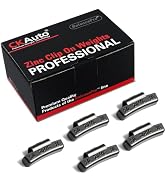 CKAuto MC Coated 1 oz Zinc Clip-On Wheel Weights for Alloy Rims 25 pcs/Box | Coated Black Tire We...