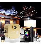 AKEPO Car Home 16W RGBW Twinkle APP+Music Control Fiber Optic Lights with Shooting Star Effect St...