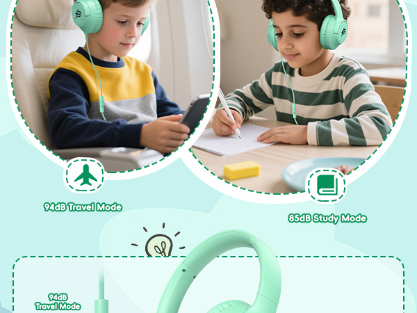 kids headphones with cord