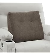 TANYOO Back Support Pillow for Recliner Soft Dual Layer Lumbar Support Pillow with Shredded Memor...