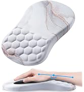 Laokiiy Mouse Pad Wrist Support, Ergonomic Mouse Pad with Wrist Rest, Comfortable Computer Mouse ...