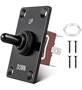 Anina Marine Toggle Switch Heavy Duty 3 Pin Control Trim Switch Up Down with Waterproof Cap Momen...