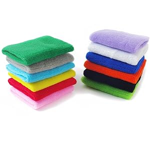Colorful Sports Wristbands Cotton Sweatband Wristbands Wrist