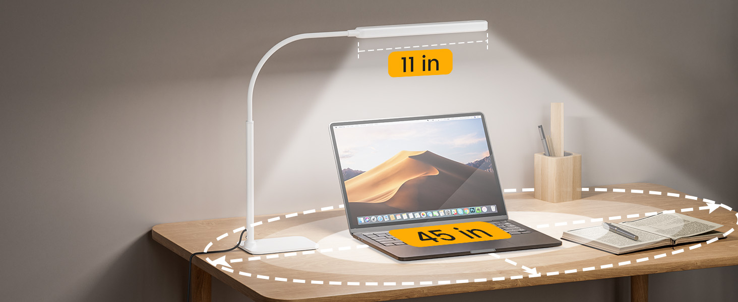 bright desk lamp
